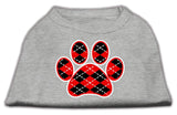 Argyle Paw  Screen Print Shirt