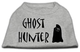 Ghost Hunter Screen Print Shirt  With Black Lettering