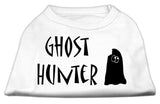 Ghost Hunter Screen Print Shirt  With Black Lettering