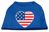 American Flag Heart Screen Print Shirt