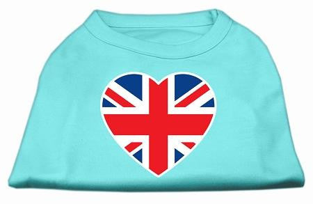 British Flag Heart Screen Print Shirt