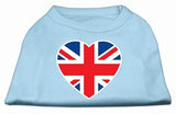 British Flag Heart Screen Print Shirt