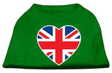 British Flag Heart Screen Print Shirt