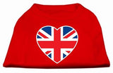 British Flag Heart Screen Print Shirt