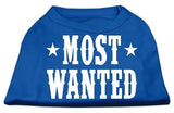 Most Wanted Screen Print Shirt