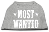 Most Wanted Screen Print Shirt