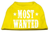 Most Wanted Screen Print Shirt