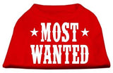 Most Wanted Screen Print Shirt