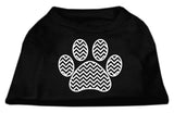 Chevron Paw Screen Print Shirt