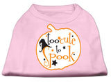 Too Cute To Spook Screen Print Dog Shirt