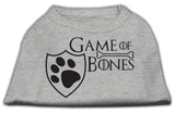 Game Of Bones Screen Print Dog Shirt