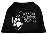 Game Of Bones Screen Print Dog Shirt