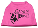 Game Of Bones Screen Print Dog Shirt