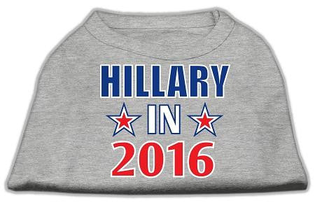 Hillary in 2016 Election Screenprint Shirts Grey Sm (10)