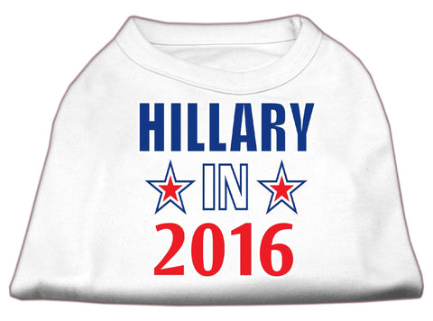 Hillary in 2016 Election Screenprint Shirts White XL (16)