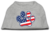 Patriotic Paw Screen Print Shirts