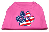 Patriotic Paw Screen Print Shirts