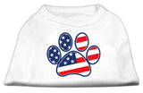 Patriotic Paw Screen Print Shirts