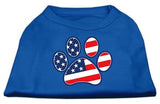 Patriotic Paw Screen Print Shirts