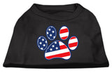 Patriotic Paw Screen Print Shirts