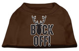 Buck Off Screen Print Dog Shirt