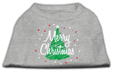 Scribbled Merry Christmas Screenprint Shirts