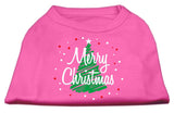 Scribbled Merry Christmas Screenprint Shirts