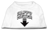 Happy Meter Screen Printed Dog Shirt