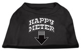 Happy Meter Screen Printed Dog Shirt