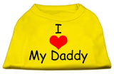 I Love My Daddy Screen Print Shirts