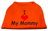 I Love My Mommy Screen Print Shirts