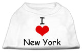 I Love New York Screen Print Shirts