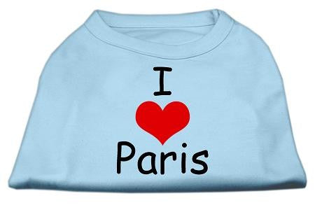 I Love Paris Screen Print Shirts