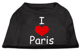 I Love Paris Screen Print Shirts