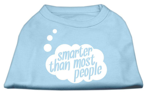 Smarter Then Most People Screen Printed Dog Shirt