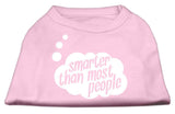 Smarter Then Most People Screen Printed Dog Shirt