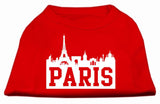 Paris Skyline Screen Print Shirt