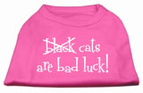 Black Cats Are Bad Luck Screen Print Shirt