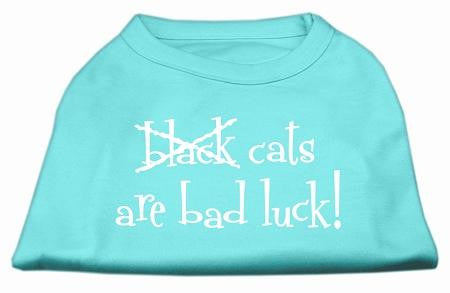 Black Cats Are Bad Luck Screen Print Shirt