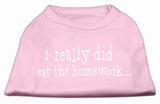 I Really Did Eat The Homework Screen Print Shirt