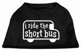 I Ride The Short Bus Screen Print Shirt