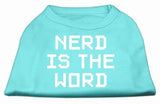 Nerd Is The Word Screen Print Shirt