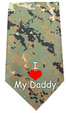 I Love Daddy Screen Print Bandana