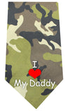 I Love Daddy Screen Print Bandana