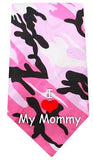 I Love Mommy Screen Print Bandana