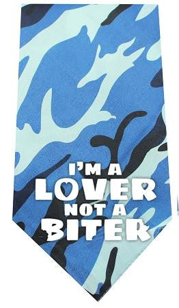 Lover Not A Biter Screen Print Bandana