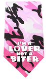 Lover Not A Biter Screen Print Bandana