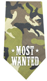 Most Wanted Screen Print Bandana