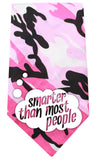 Smarter Than Most People Screen Print Bandana