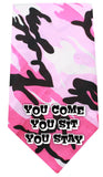 You Come Sit Stay Screen Print Bandana